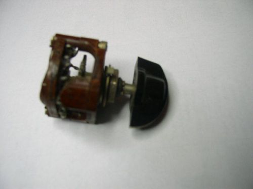 Rotary Switch (with knob) 2 pole 5 positions. NOS. #  1