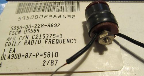 Radio Frequency Audio Coil,C215375-1,NSN,5950-00-228-8692,1 Pc
