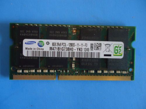 M471B1G73BH0-YK0 Samsung 8GB PC3L-12800S DDR3 1600 Laptop Memory RAM pins 204