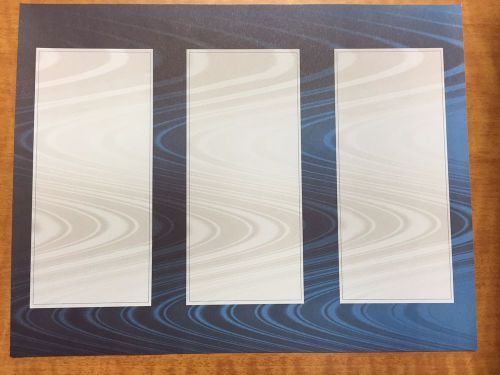 PaperDirect Panel Brochure 3 panel Blue Wave BT0346 500 ct 8.5 x 11