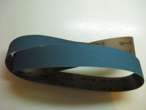 2&#034; x 72&#034; Premium  A/Z (Zirc) Sanding Belts P120 Grit - 10 Belts Per Pack