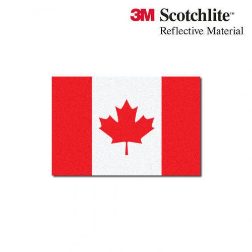 3M Reflective Flag Decals - Canadian Flag - 1.5&#034; x 2.25&#034;