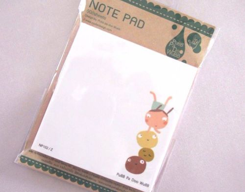 5 pcs NOTE PAD POST IT CARTOON STYLE OFFICE SUPPLY STICKY NOTE PAD #4