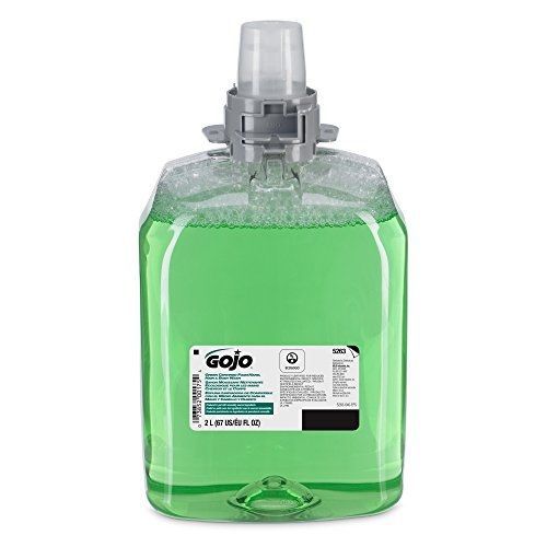 Gojo gojo 5263-02  2000 ml green certified foam hand, hair and body wash, fmx-20 for sale