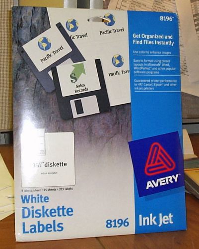 ASSORTED AVERY LABELS AND INSERTS ITEMS 8196, 8693, 8699!!