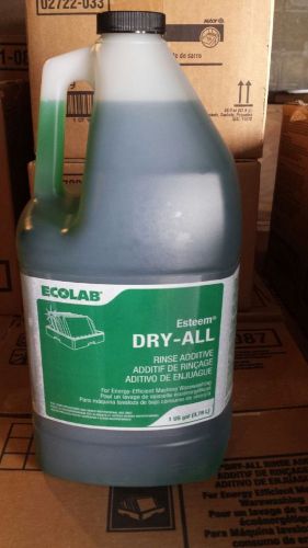 Kay ecolab esteem dry-all rinse additive 04131-087 case of 4...1 gallon bottle for sale