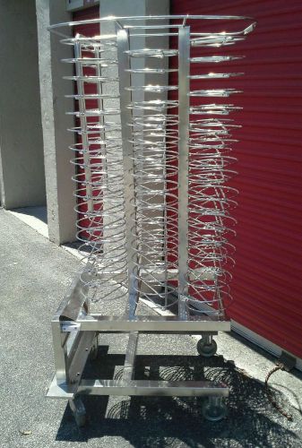 Rational oven mobile plate rack * all stainless *102 plate slot*free shipping* for sale