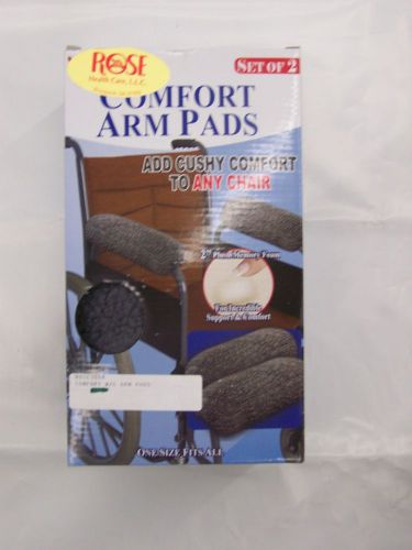 Wheelchair Comfort Arm Pads CUSHION 2&#034; Memory Foam Fits Manual WC ARMREST PAD