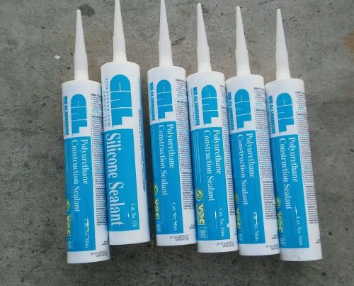 CRL Translucent White 33S Silicone Sealant - 6 Pack of Cartridges