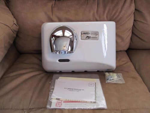 ASI Model #0164-00 Porcelair Automatic Hand Dryer~White Porcelain~New!