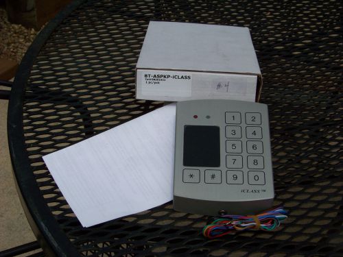 Hid lenel indestructible weatherproof keypad card reader prox \ i-class for sale