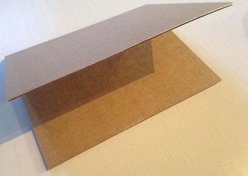 Flat-pack lot of 6 thick cardboard folding storage mailers 12 3/4&#034; x 9 3/4&#034; for sale