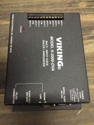 Viking Electronics Multi-input Voice Dialer/annou Vk-k-2000-dva