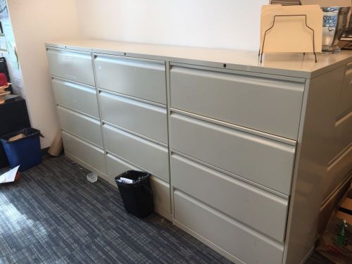 4 door filing cabinet beige/tan/cream pickup only plano tx office equipment for sale