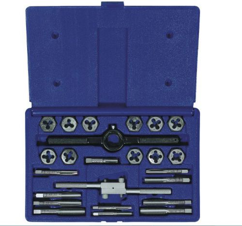 New Durable Adjustable Tap Carbon Steel IRWIN 24 Piece SAE Tap and Die Set Tools
