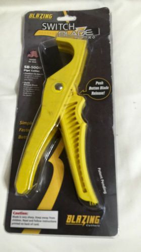 Blazing SB 5000 Switch Blade Pro Quick Release Pipe Cutters, Yellow