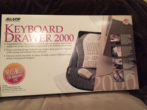 Allsop Keyboard Under Desk Drawer 2000 With Mouse Pad. New In Box.