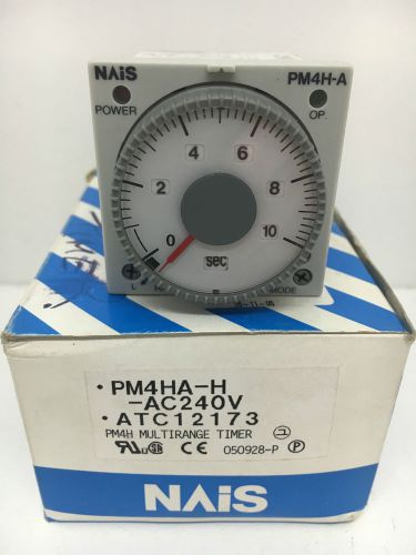 Panasonic nais pm4-ha-h-ac240v multi range timer for sale