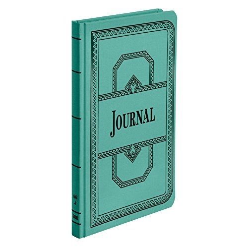 Boorum &amp; Pease 66 Series Account Book, Journal Ruled, Green, 300 Pages, 12-1/8&#034;