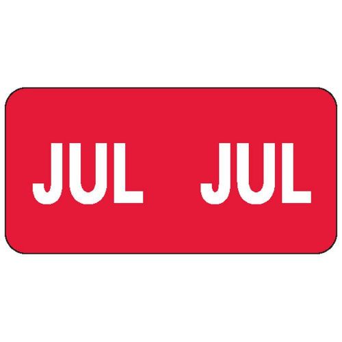 Smead ETS Color-Coded Month Label, JUL, RED, 250 labels per Pack (67457)