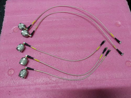 5pcs of SUHNER 75 Connector Cable Assembly 75 Ohm