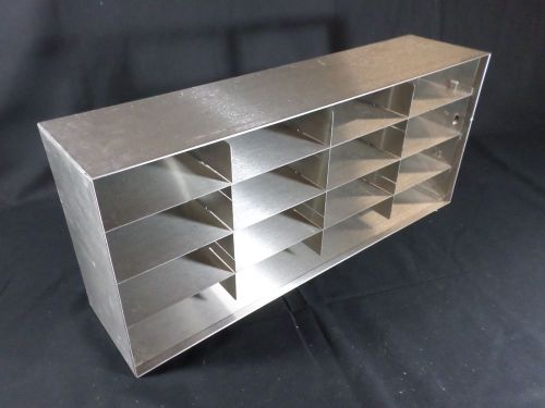 Laboratory Stainless Steel 2-3” Standard Box Adjustable Side Access Freezer Rack