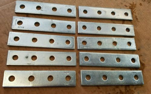 B341zn b-line 4 hole splice plate lot of 10. for sale