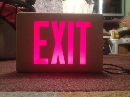 EXIT sign - hard wired