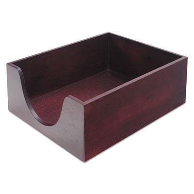 Hardwood Legal Stackable Desk Tray, Mahogany, Sold as 1 Each