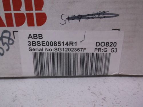 Abb 3bse008514r1 output module digital relay *factory sealed* for sale