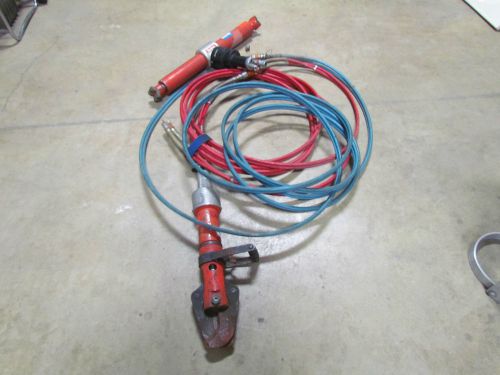 HOLMATRO RESCUE JAWS OF LIFE CUTTER, RAM, &amp; HOSES