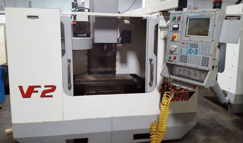 Haas vf2 cnc vertical machining center for sale