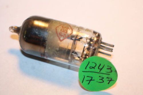 12AT7 CBS VINTAGE TUBE WITH GREY PLATES -