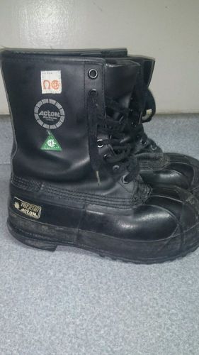 CANADIAN ACTON AIRBOSS STEEL TOE- INSULATED WATERPROOF SAFETY BOOTS SIZE 6