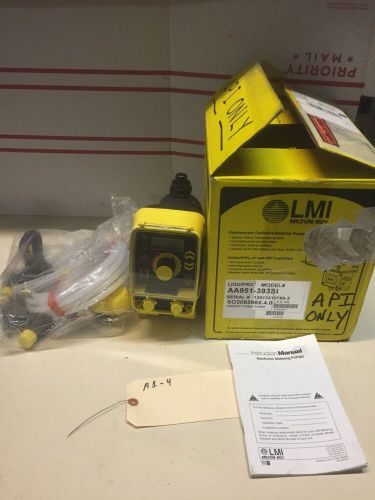 New lMI Electronic Metering Pump Liquipro Model AA951-393SI Warranty Fast Ship!