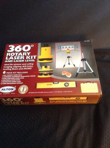 ALTON 360 Degree Rotary Laser Kit Laser Level Survey 132300 Carry Case NEW