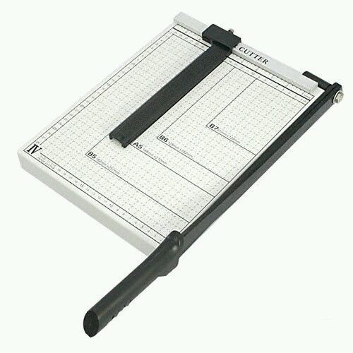Paper cutter - 10&#034; x 10&#034; inch - metal base trimmer new for sale