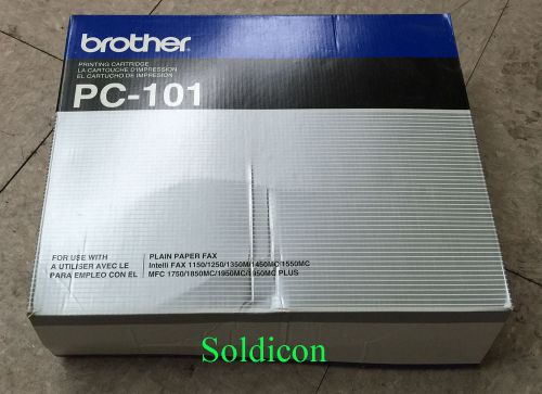 New in box brother black fax cartridge pc101 pc-101 mfc-1750 mfc-1850mc mfc-1950 for sale
