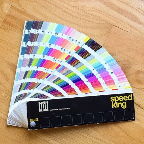 Pantone IPI Speed King Inks Formula Guide; 505 Std PMS Colors; Coated &amp; Unc