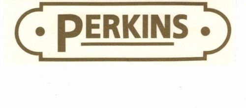 Perkins Decal 4 1/2 x 1 1/4 Gas Engine Motor Hit &amp; Miss Flywheel Antique
