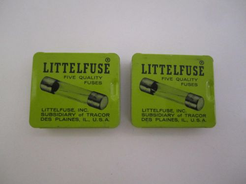 2 - BOXES of 5 Littlefuse AGC 10 Fuses - NEW - HARD TO FIND