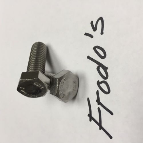 5/8-11 x 1-3/4  NC Hex Cap Screw 316 Stainless Steel 25 count