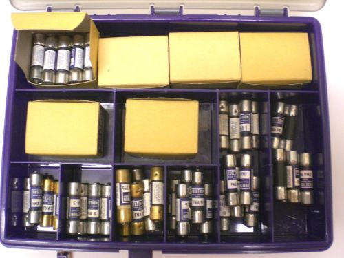 94 Indicating Fuses FNA Type, Assortment in Akro Case,  BUSSMANN, Made in USA