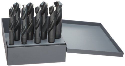Chicago latrobe 190f high-speed steel reduced shank drill bit set with case, for sale