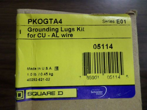 Square D Grounding Lugs Kit for CU - AL Wire PKOGTA4