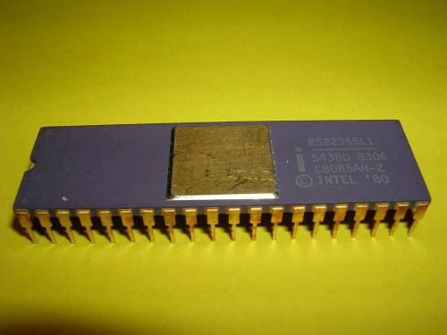 Intel C8085AH-2 (C8085, C8085A, C8085AH) - Purple Ceramic - Very Rare - Type 1