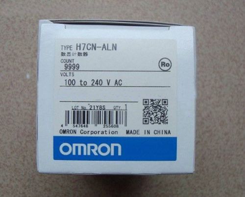 Omron Counter H7CN-ALN 100-240VAC New In Box