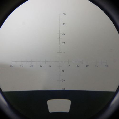 Microscope eyepiece micrometer calibration slide measuring cross scale 0.2mm for sale
