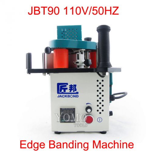 JBT90 manual edge bander machine with speed control bureau edgebanding 110v