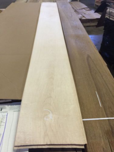 Wood Veneer Maple 10x100 22Pcs Total Raw Veneer &#034;EXOTIC&#034; MOL 2
